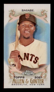 2021 Topps Allen and Ginter Chrome Mini #238 Luis Basabe RC (ref Y02110) - Picture 1 of 2