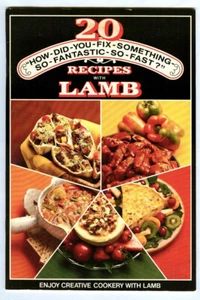 20 RECIPES With LAMB Cookbook! Vintage 1980 LAMB EDUCATION CENTER Booklet! - Picture 1 of 6
