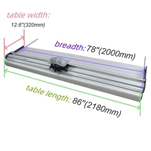 2m Acrylic PVC Cutting Ruler with Manual Blade Included KT Board Trimmer - Picture 1 of 16