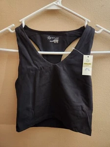 Offline Aerie Real Me Recharge The Hugger Sports Bra Solid Black Size XXS NWT - Picture 1 of 5