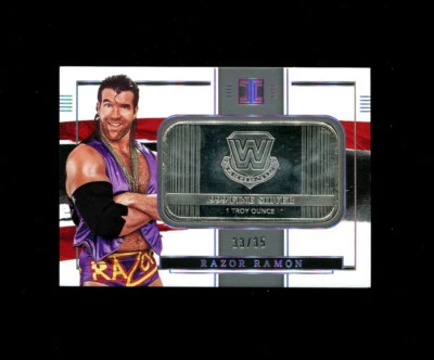 2022 RAZOR RAMON PANINI #12 IMPECCABLE SILVER BAR WWE 33/35 *0002 - Image 1 of 2