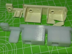 Compatible 90mm Sheerglide LB Plásticos Cajón Soporte Frontal Repuesto Reparación - Imagen 1 de 4