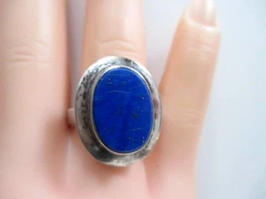 SILBER RING ° 925 / 1000 ° LAPIS LAZULI ° Silberschmuck ° SIEGELRING °  - Bild 1 von 1