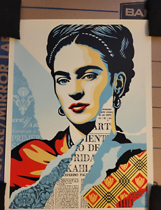 Obey Giant 'The Woman Who Defeated Pain' (Frida Kahlo) LE of 550