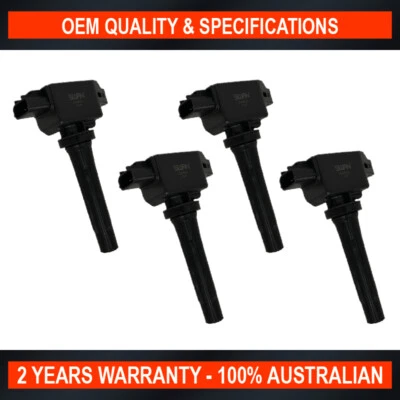 4-Pack Swan Ignition Coil for Mazda 2 6 for Mazda 3 SP20 SP25 CX-3 CX-5 CX-9 - image 1 of 4