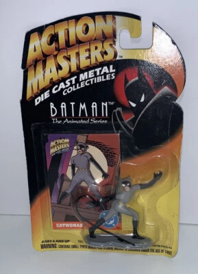 Catwoman Die Cast Figura Action Masters Batman: The Animated Series 1994 Kenner Foto 1 de 4