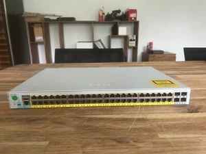 WS-C2960L-48PS-LL Cisco Catalyst 2960L Switch verwaltet 48 x /100/1000 - Picture 1 of 5
