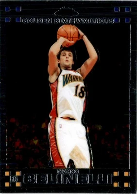2007-08 Topps Chrome #133 Marco Belinelli Golden State Warriors - Image 1 of 2