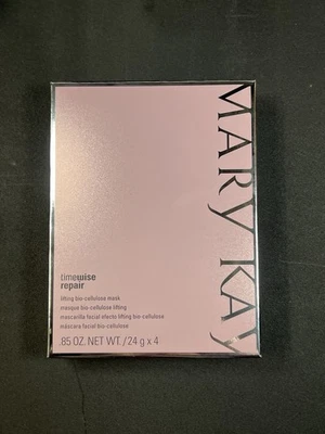 Nuevo En Caja Mary Kay Timewise Repair Lifting Bio-Celulosa Mascarilla ~ Contiene 4 NUEVO Foto 1 de 2