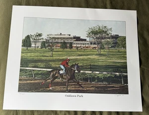 Oaklawn Park Arkansas Richard C. Despain Signed 1993 Print  #750/1000 - Picture 1 of 5