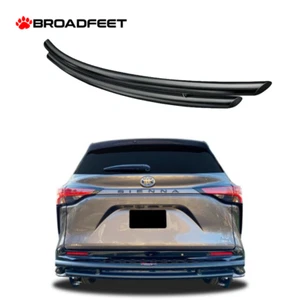 fits Toyota Sienna 2021-2024 Black Rear Double Layer Bumper Guard Protector - Picture 1 of 5