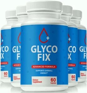 (5 Pack) Glyco Fix Blood Support Capsules to Maintain Blood Levels and Flow - Picture 1 of 8