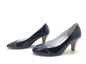 HÖGL Damen Pumps Gr. 36 High Heels Absatzschuhe Blockabsatz Komfortschuhe Blau - Bild 1 von 4