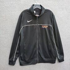 University of Pacific Tigers Basketball Men Jacket Large Black Nike UOP Logo