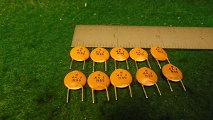 (10) Cornell Dubilier 44 pf 5% N80 500V Disc Ceramic Capacitors NOS - Picture 1 of 1