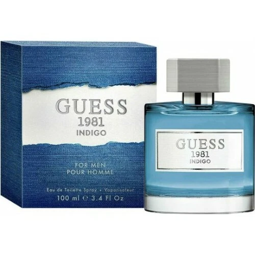 Guess 1981 Indigo Eau De Toilette Hommes Neuf 100 ml
