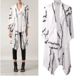 Haute Hippie Printed Silk Chiffon Cardigan Size XS - Picture 1 of 8