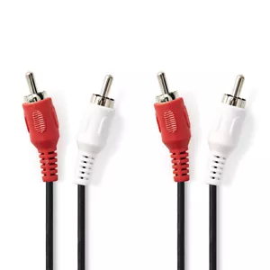 Cavo da 1 a 10m audio 2RCA-RCA maschio doppio prolunga cable stereo auto radio - Foto 1 di 2