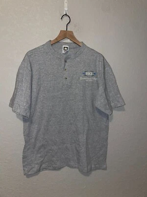 90 年代复古滑雪 Breckenridge CO 科罗拉多灰色衬衫 T 恤复古 1990 年代 L 大号 — 第 1/4 张图片