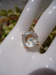 Brian Cook for Gemporia Wheel of Light Quartz Brazilian Neon Apetite 9K Ring New - Picture 1 of 5