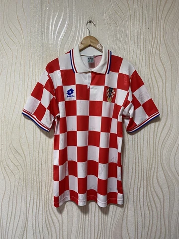 CROATIA 1996 1998 HOME FOOTBALL SHIRT SOCCER JERSEY LOTTO sz L MEN RED Cover