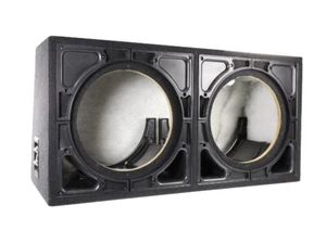 Philips Premium Dual 12" Subwoofer Enclosure Carpeted Car Sub Box PSP302EB - NEW - Picture 1 of 10