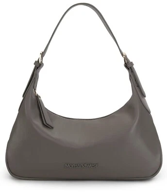 NUEVO Bolso de Hombro Montana West / Bolso de Mano Pequeño Cartera Media Luna GRIS GRIS Foto 1 de 4