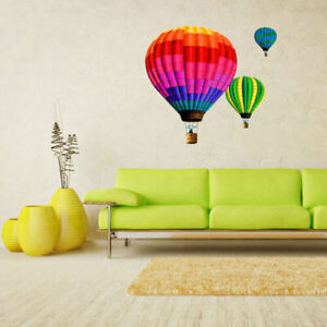 Full Color Wall Decal Vinyl Sticker Hot Air Baloon Balloon (Col452)