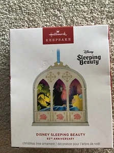 Hallmark 2024 Keepsake Disney Sleeping Beauty 65th Papercraft Ornament New - Picture 1 of 4