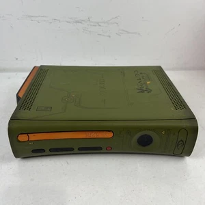 Xbox 360 Green Console Halo 3 Special Edition Console Tested & Working Rare - Picture 1 of 7