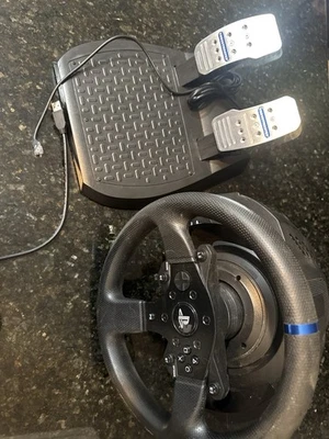 Thrustmaster T300 Racing Wheel and Pedals Set - Image 1 of 4