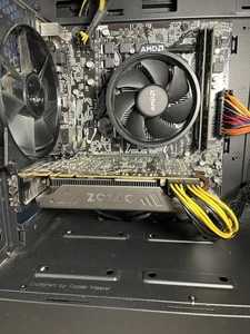 AMD Ryzen 3200G Płyta główna RAM GPU Pakiet 16GB A320M-K GTX 970 - Zdjęcie 1 z 10