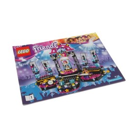 1x Lego Building Instructions Booklet 1 Friends Pop Star Show Stage 41105