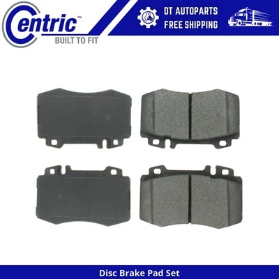 Para Mercedes-Benz S430 2000-2002 | Pastillas de freno de disco delanteras céntricas | Semimetálicas Foto 1 de 4