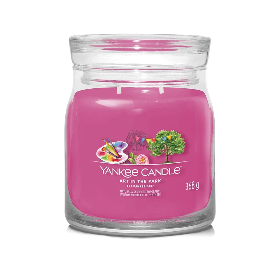 Bougie Jarre Moyenne Signature Art Dans Le Parc Yankee CANDLE - Photo 1/1