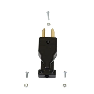 36 Volt Two Pronged DC Electric Crowfoot Charger Plug for Golf Carts - Picture 1 of 7
