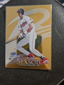 1999 Fleer Brilliants #23G Richie Sexson Mirror Gold #d/99 - Picture 1 of 2