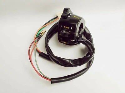 Interruptor de bocina de control de luz de giro conjunto de carcasa de obturador Kawasaki G4TR G5 F7 KV100 Foto 1 de 4