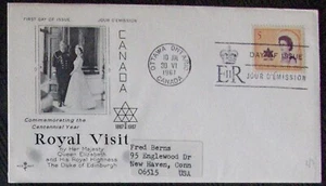 Canada  FDC ROYAL VISIT, Ottawa 1967. - Picture 1 of 1