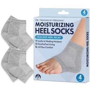 Moisturizing Heel Socks for Cracked Heel Treatment - 2 Pairs - Stop Cracked H... - Picture 1 of 8