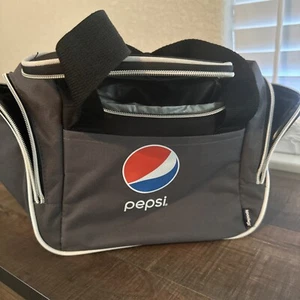 Pepsi By Koozie Lunch/Cooler Bag Gray Pepsi Logo NWOT - Picture 1 of 17
