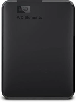 WD 1TB Elements Portable External Hard Drive for Windows Mac WDBUZG0010BBK-WESN - Image 1 of 4