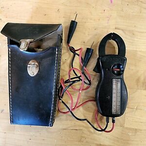 Vintage 70’s Amprobe RS3 Clamp Meter w case and leads