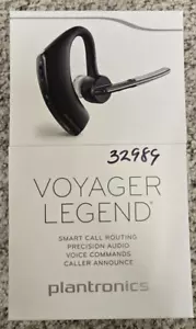 Plantronics Voyager Legend Bluetooth Headset w/ Voice Command Black ~ PARTS READ - Picture 1 of 7