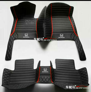 For Honda All Models Waterproof Custom Car Floor Mats Front & Rear Carpet Liner