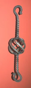  Colgador Basket S-Hook, eslabón de cadena de hierro forjado de 13", fabricado por USA Blacksmiths  - Imagen 1 de 12