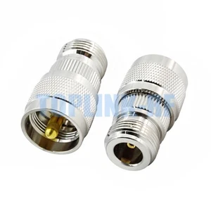 1x N Female Jack to UHF PL-259 Male Plug PL259 Adapter RF Connector N-UHF Type - Zdjęcie 1 z 6