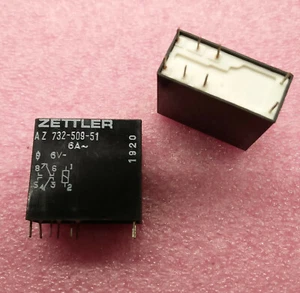 1 PC. Relay 6VDC DPDT Zettler AZ 732-509-51 - Bild 1 von 2