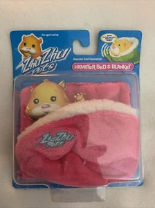 Cama y manta Zhu Zhu para mascotas hámster rosa nuevo en paquete nuevo en paquete - Imagen 1 de 2