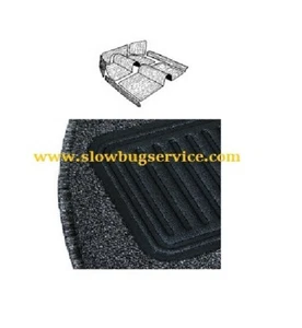 VW MAGGIOLINO BEETLE 1303 DAL 8.72 SEDAN - MOQUETTE GRIGIO CARPET SET GREY TMI - Photo 1/1